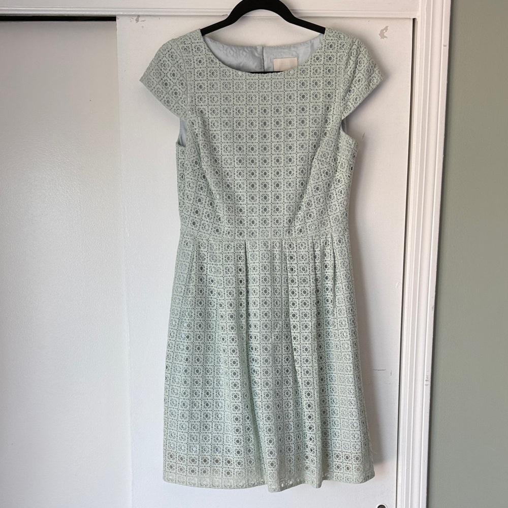 J.Crew Soft Blue Lace Midi Dress – Women’s Size 6